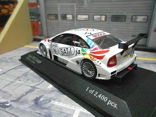 OPEL Astra V8 Coupe DTM 2001 Euroteam #16 SAT1 Alain Menu Minichamps PMA 1:43 - Foto 2 di 4