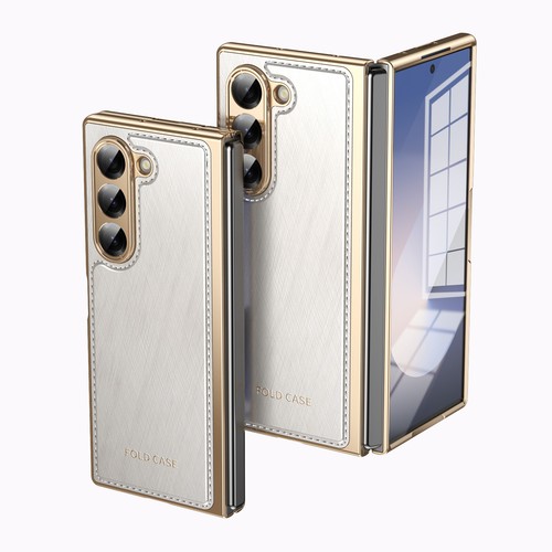 Luxury Plating Slim Shockproof Case + Tempered Glass For Samsung Z Fold 7/6/5/4 - Picture 63 of 72