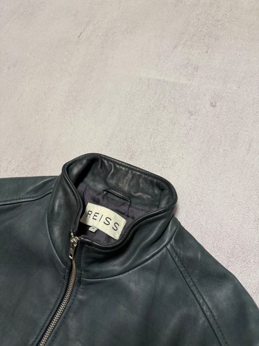 Reiss Lamb Leather Jacket Bomber Mens Medium - Picture 6 of 15