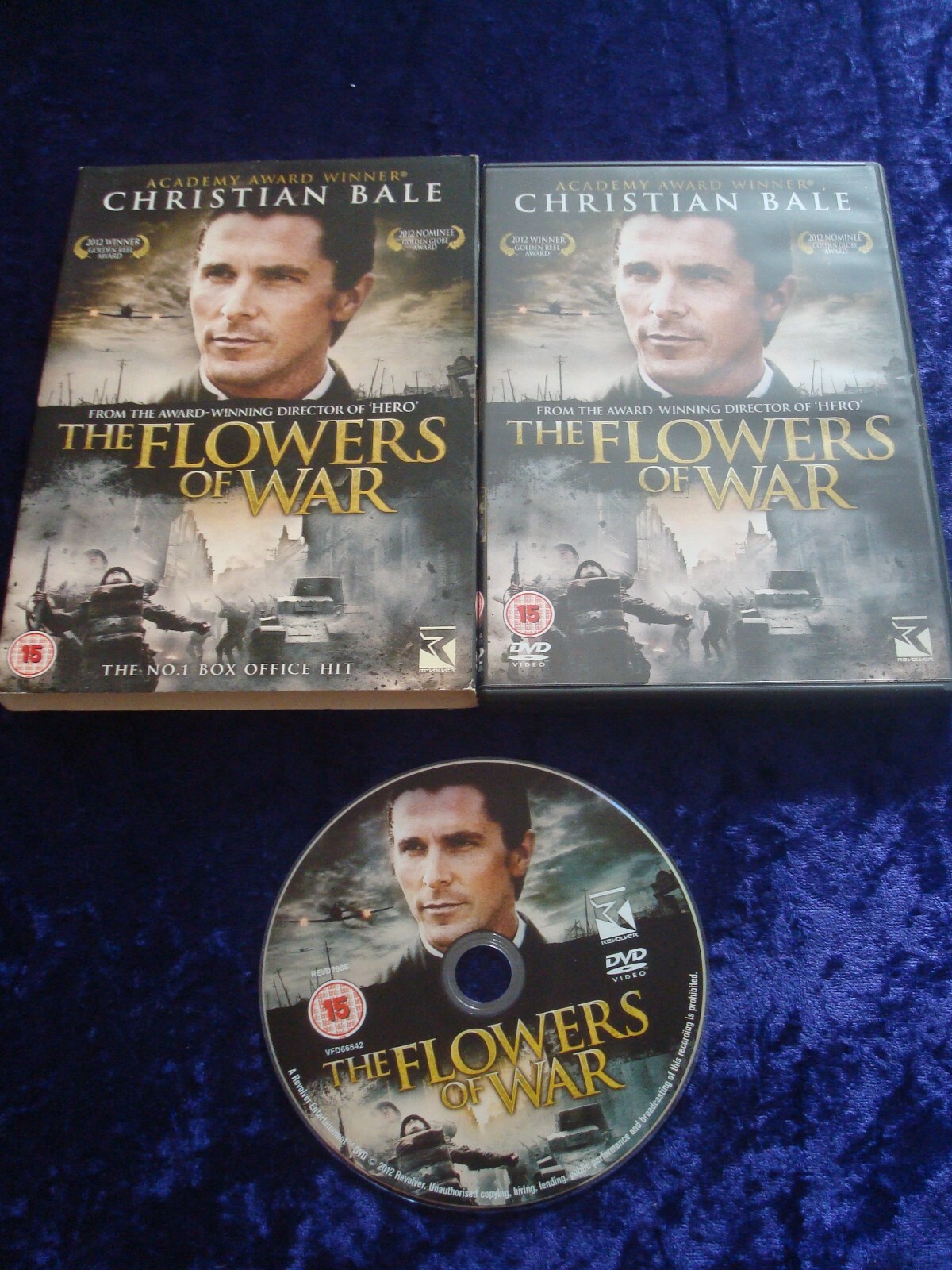 DVD THE FLOWERS OF WAR CHRISTIAN BALE EPIC WAR DRAMA UK R2 ZHANG WEIPING