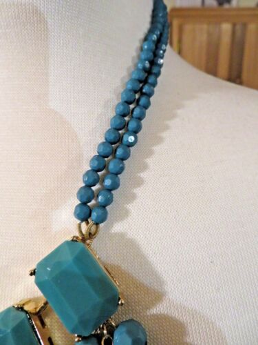 COLLANA NUOVA TALBOT TEAL BAVAGLINO 18-21" - Foto 3 di 3