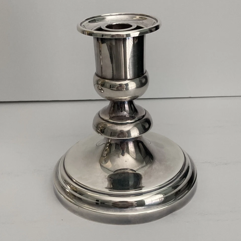 Candelabros Christofle plateados Francia se pueden usar con globos de vidrio vintage Foto 4 de 4