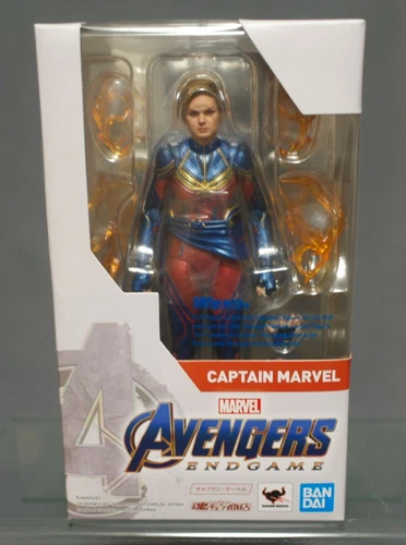 S.H.Figuarts Captain Marvel (Avengers : Endgame) Bandai Limited Japan USED-