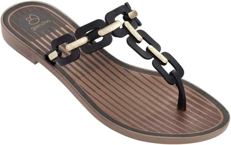 Grendha Marine Ladies Flip Flops Sandals Black Toffee Blue Nude 50