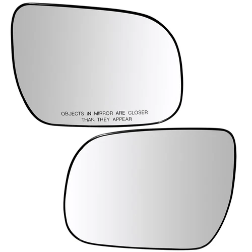 Flat Heated Mirror Glass w/Backing Plate LH&RH Side For 10-12 Toyota Highlander