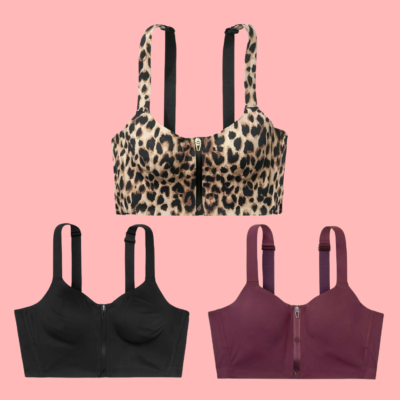 VICTORIA'S SECRET Knockout Sport Long Line Front-close Zip Bra