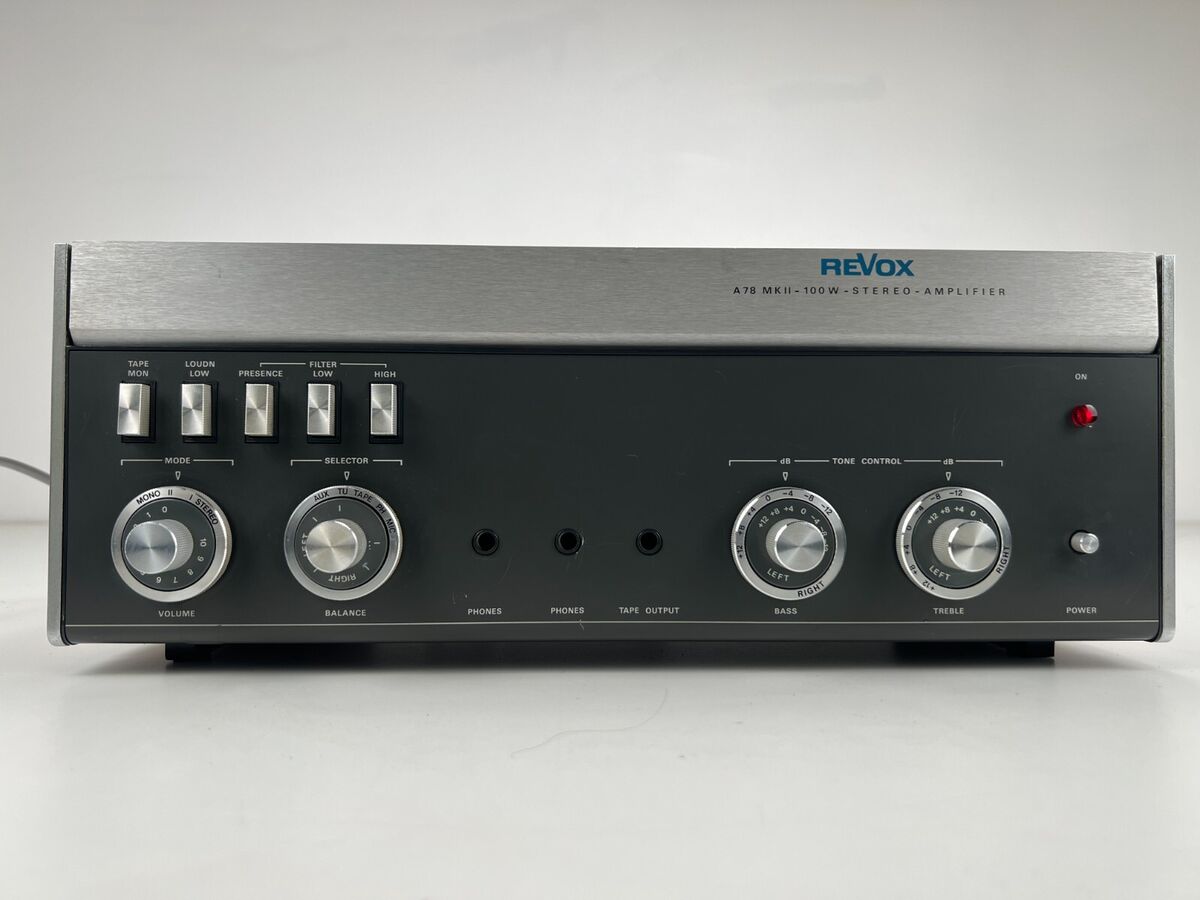 Revox A 78 MK II - Stereo Amplifier - Serviced | eBay Revox A 78 MK II - Stereo Amplifier - Serviced | eBay