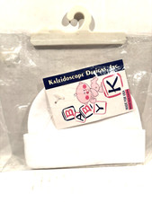 Newborn Baby White Beanie Hat Kaleidoscope Designs New In Single Packs Vintage?