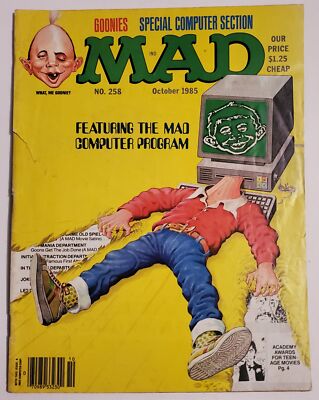 【額縁付き】mad magazine ① A2ポスター Mad Magazine January 1984 No 244 War Games VG | eBay