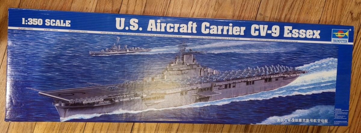 Trumpeter U.S. Aircraft Carrier CV.9 Essex 1:350 Scale | eBay