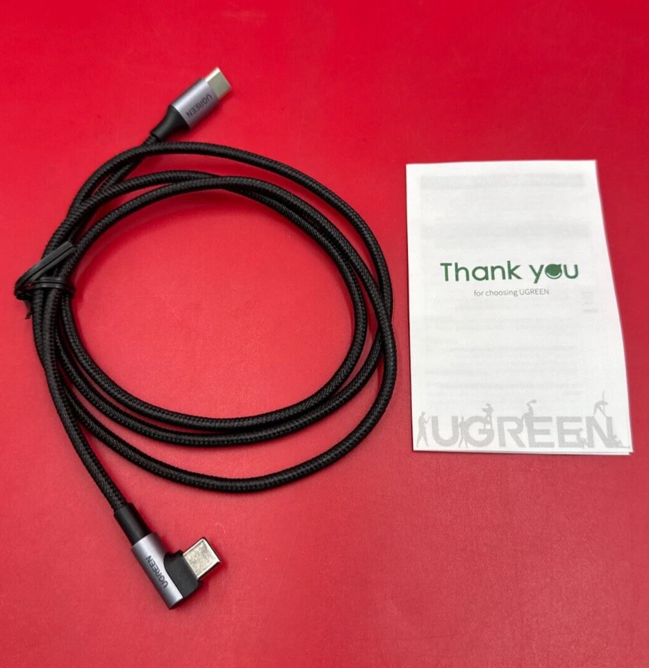 UGREEN Right Angle USB-C Cable 50123 ✅❤️️✅❤️️ NEW! OPEN BOX! ✅❤️️✅❤️️ - Image 3 of 4