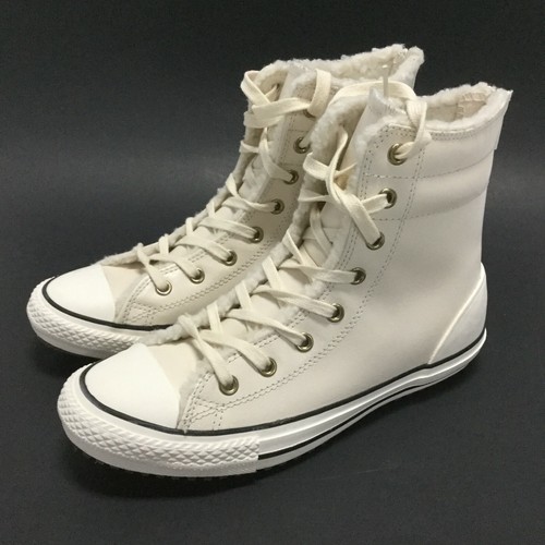 cream converse boots