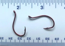 100 VMC 9299TR 9299 Faultless Red Octopus Live Bait Fish Fishing Hooks Size 1/0