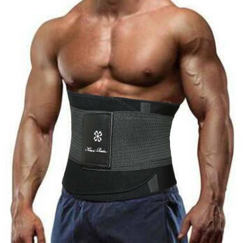 Men's Waist Trainer Cincher Belt Body Shaper Fat Burned Shapewear Back  Supports