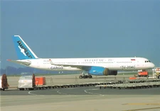 Postcard Airline AVISTAR Tupolev 204C RA-64021 No. 043 CC7.