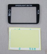 Nikon SB-700 LCD Window with Double Stick Tape GENUINE NEW. Japan. 1K684-479