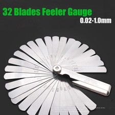 32 X Feeler Gauge Dual Reading Combination Feeler Gauge Metric