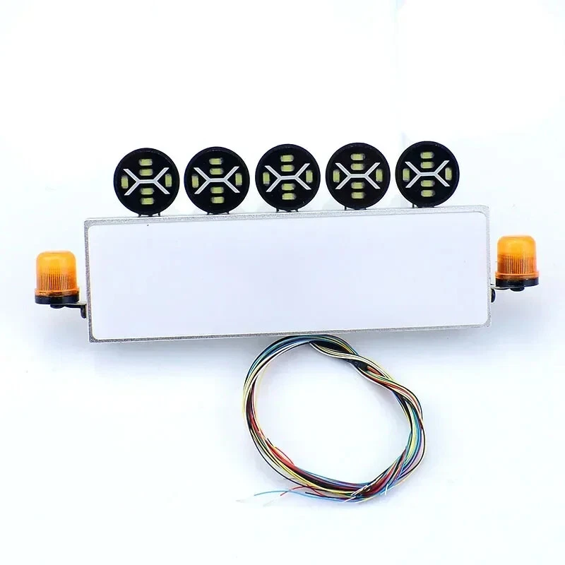 LED Roof Light Box Spotlight Rotating Lamp 1:14 For Tamiya RC Truck SCANIA 770S - Image 3 of 4