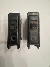 Westinghouse 20 Amp Circuit Breaker Quicklag 1 Pole LOT OF 2