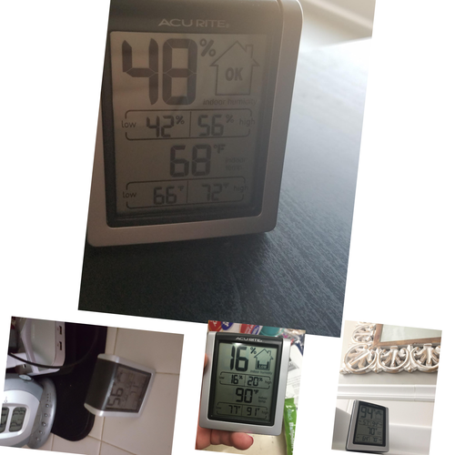 AcuRite 00613 Humidity Monitor with Indoor Thermometer, Digital Hygrometer an... - Picture 4 of 6