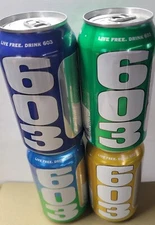 Craft Beer Cans 4 Different 603 Brewery Londonderry, New Hampshire