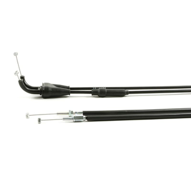 Câble à gaz Yamaha XT 225 finition premium en acier inoxydable pour XT225 2001-2007