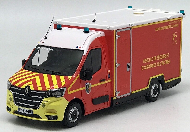 ALERT0116 RENAULT MASTER TIB 2019 VSAV SDIS 28 EURE ET LOIR 1/43