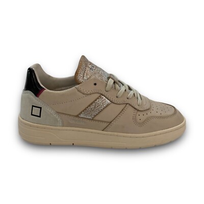 Damenschuhe D.A.T.E. Leder Low Bequeme Sneaker