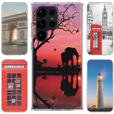 For Samsung Galaxy S25 Ultra S25 S24 S24 S23 Plus S22 TPU Case Cover Glass-LMK