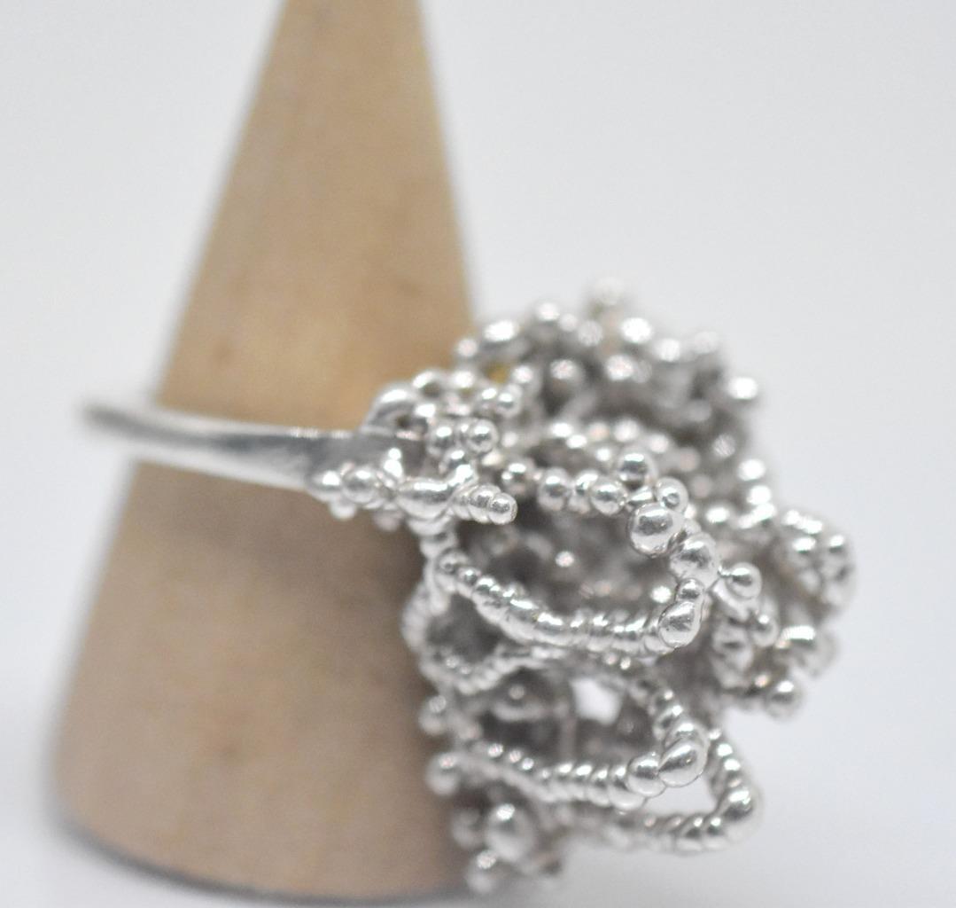 HEAVY Studio Handcrafted Solid Sterling Silver Fr… - image 1