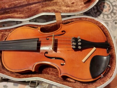 W Lewis Ton-Klar Dancla Model 126 Size 1/2 Violin. Case/Bow