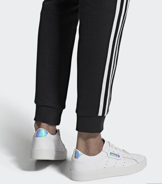 Women ADIDAS SLEEK Shoes Sneakers Leather Cloud White Women ADIDAS SLEEK Shoes Sneakers Leather Cloud White