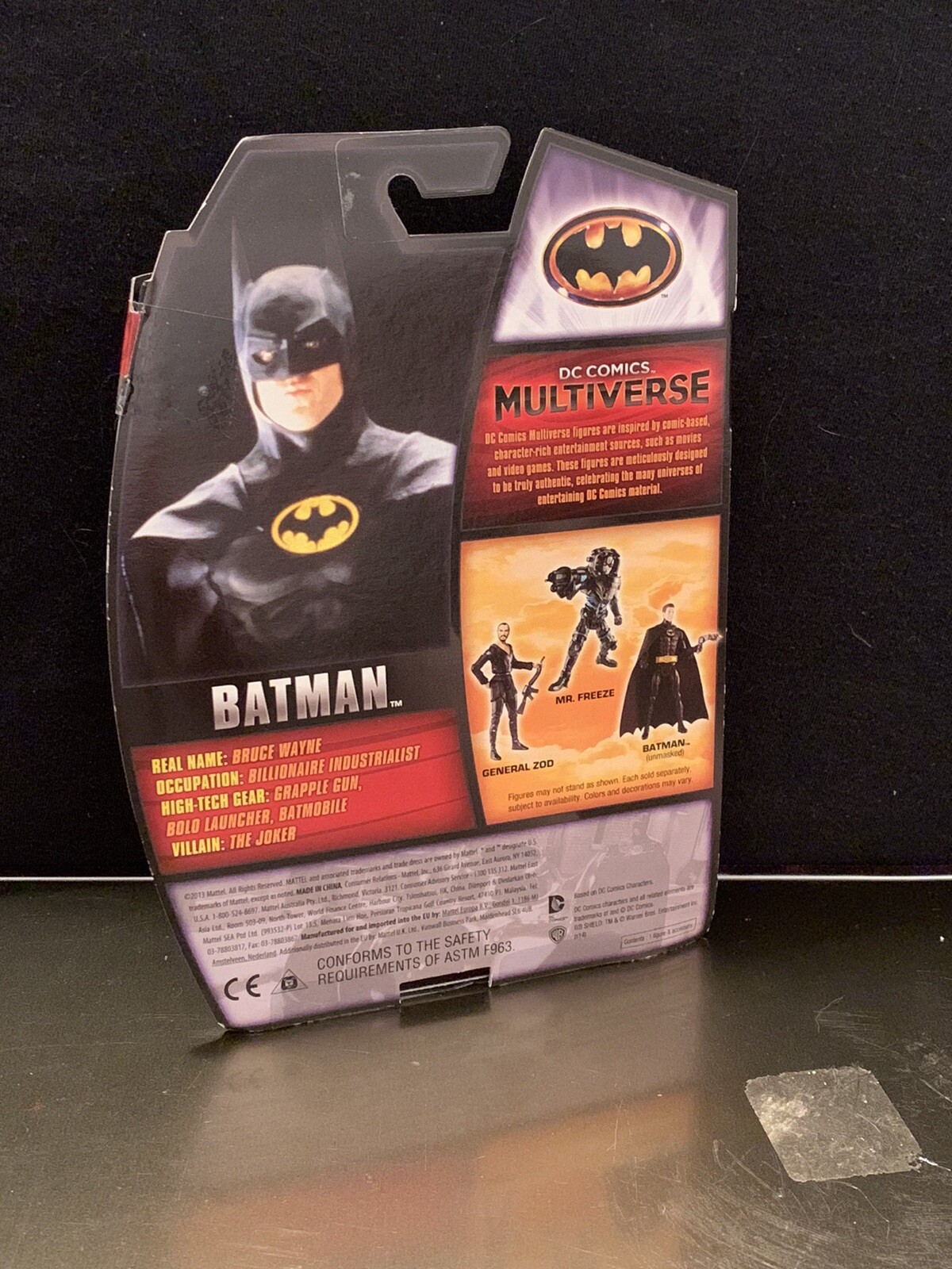 Michael Keaton Batman 1989  DC Mattel Multiverse 4&rdquo;  Action Figure NEW