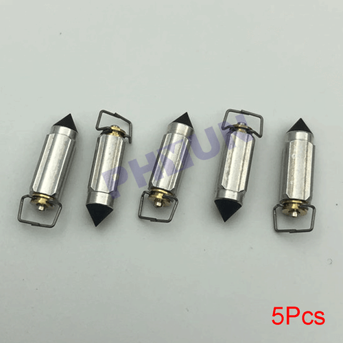 5 Pcs Carburetor Float Value Needles For Honda Kawasaki Arctic Cat ATV 0118-111 - Picture 1 of 5