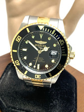 Invicta Men's Watch 36973 Pro Diver Automatic Black Dial Two Tone Steel 44mm