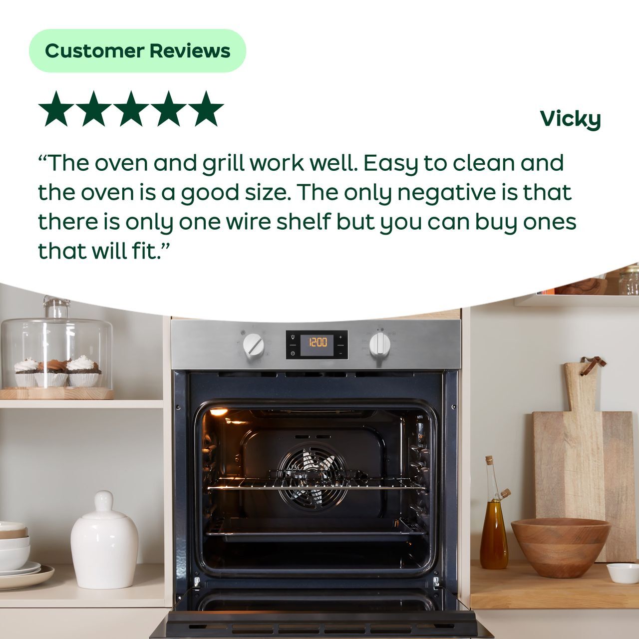 Indesit IFW6340IX Aria Built In 60cm Electric Single Oven Stainless