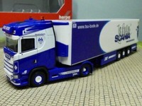1/87 Herpa Scania Cs 20 Hd KüHlkoffer-Sattelzug Tsu Bode 314466