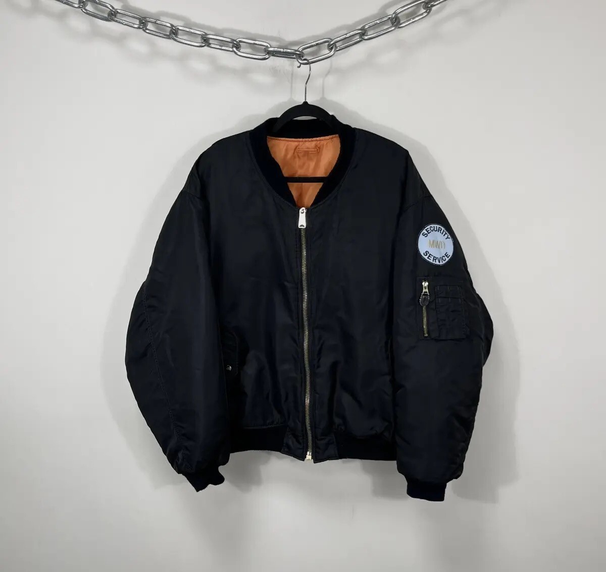 【PERSTEP】STRIKE MA-1 JACKET Vintage MA-1 Security Hype Flight Intermediate Bomber Jacket
