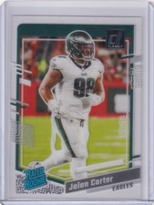 Jalen Carter 2023 Clearly Donruss Rated Rookie Philadelphia $1.50 SHIPPING