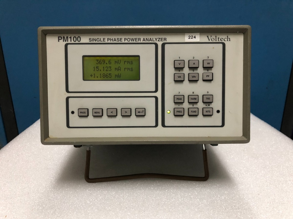Voltech PM100 Single Phase Power Analyzer | eBay