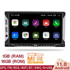 7'' Android 11 GPS Car Stereo Radio Car MP5 Player BT WIFI FM USB Double 2 Din
