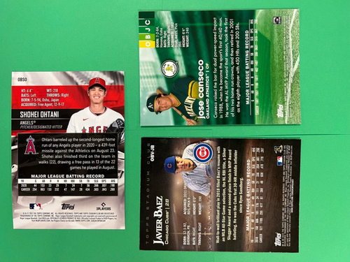 2019, 2020, 2021 TOPPS STADIUM CLUB OVERSIZE BOX LOADER LOT (7) OHTANI, ROBERT - Picture 4 of 4