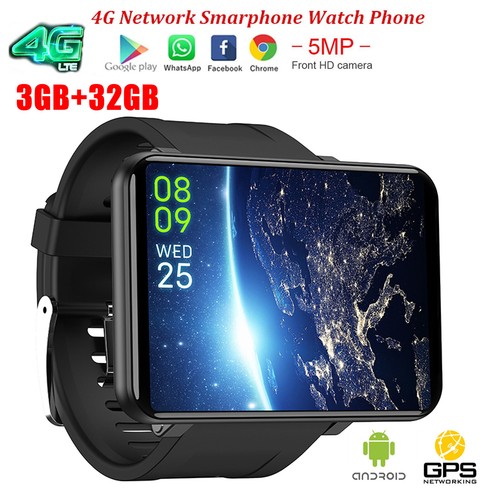 2.86" 4G LTE Smart PAD Watch Phone Android7.1 SIM GPS WIFI 5MP Camera 3+32G C9E2 - Photo 4 sur 12