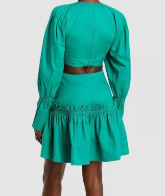 alexa dress green $495 A.L.C Women's Cutout Long Sleeve Size 6 Easter Dresses
