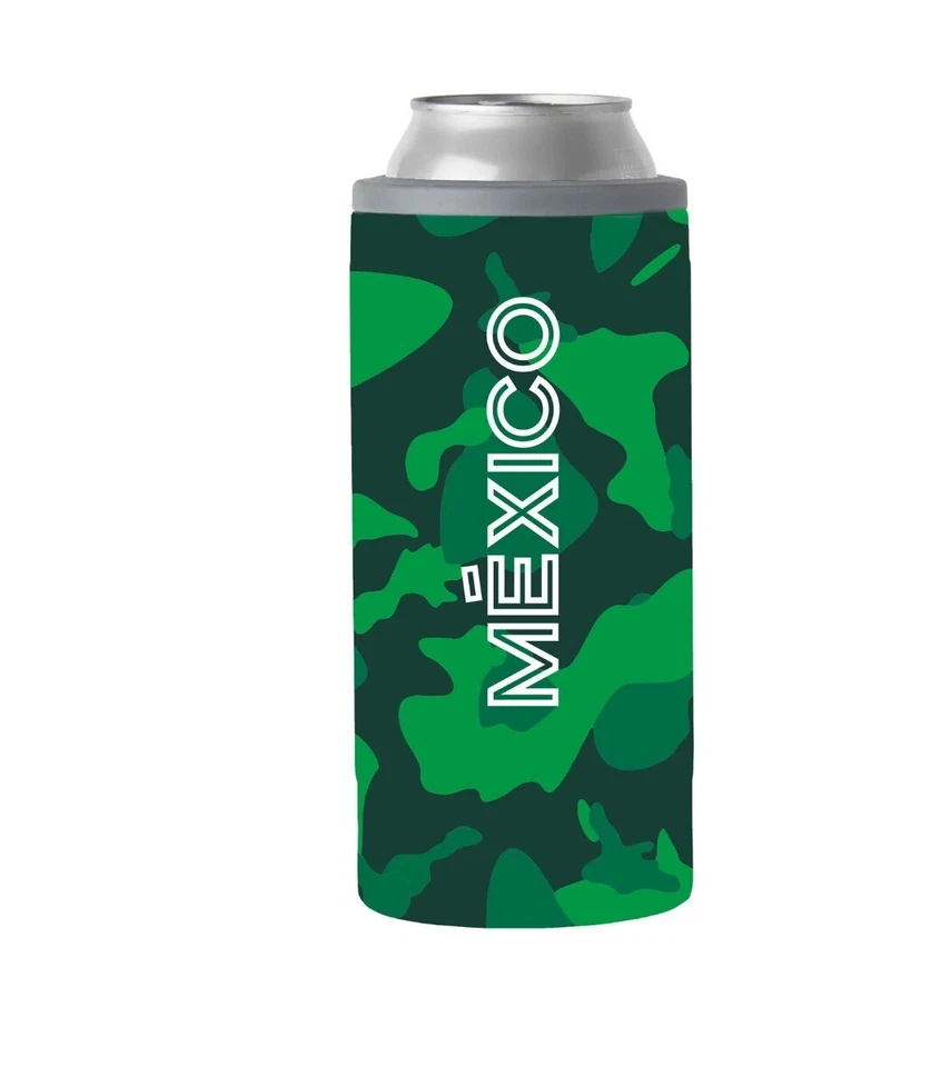 Logo Selección México 12oz. Enfriador de latas delgado Foto 2 de 4