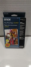 EPSON VALUE PHOTO PAPER GLOSSY, 4" X 6", 100 sheets.