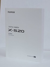 Fujifilm X-S20 Instruction Owners Manual X-S20 Book NEW