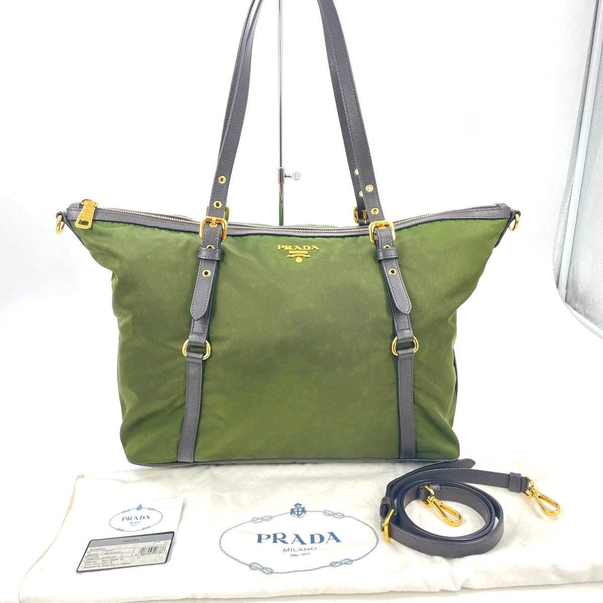 PRADA Shoulder Bag Green Bags & Handbags for Women for sale | eBay