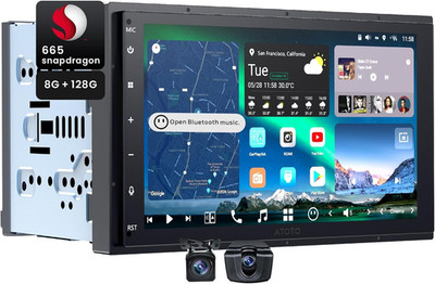 ATOTO X10 7 Zoll Android Autoradio 2Din CarPlay & Android Auto 8G+128G mit  CAM