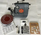 SHOPSMITH MARK V HEADSTOCK 50th ANNIVERSARY DRILL CHUCK SANDING DISC, BITS, USED